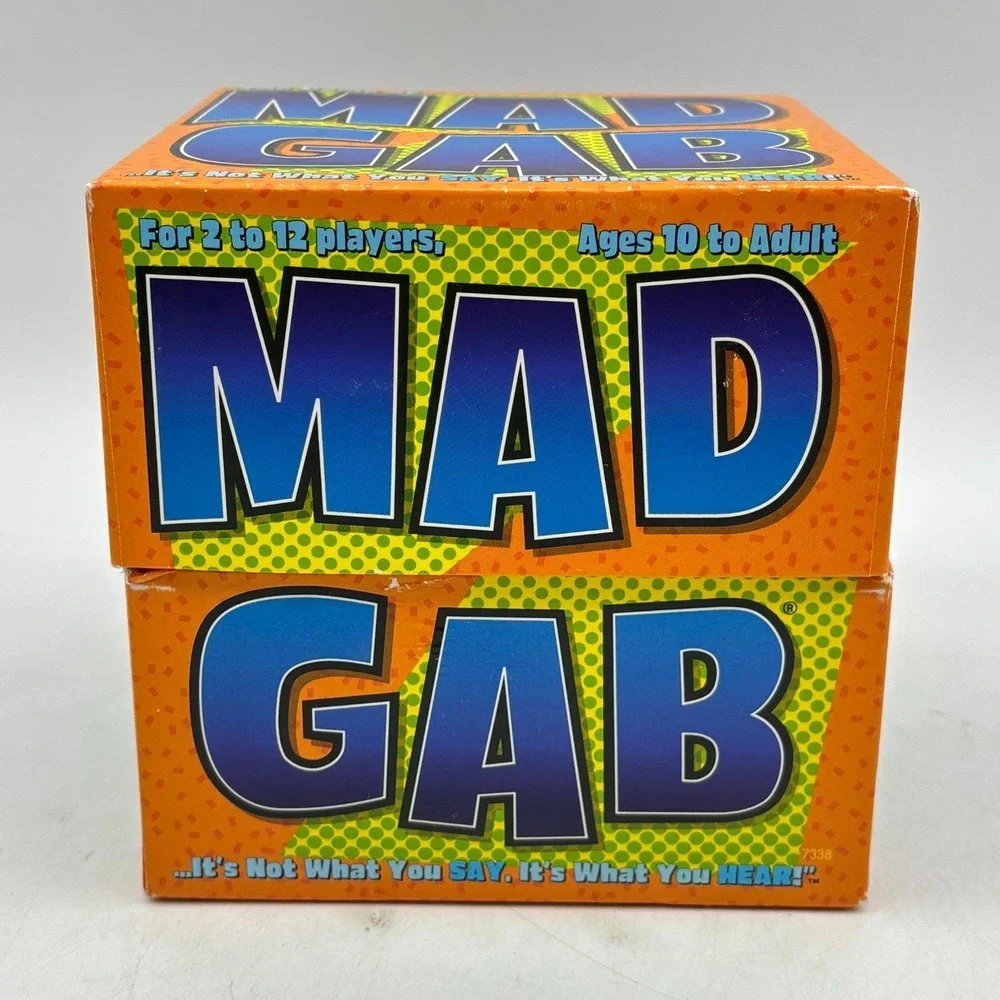 Mad Gab Game COMPLETE Mattel 2005 Party Game Words Humor